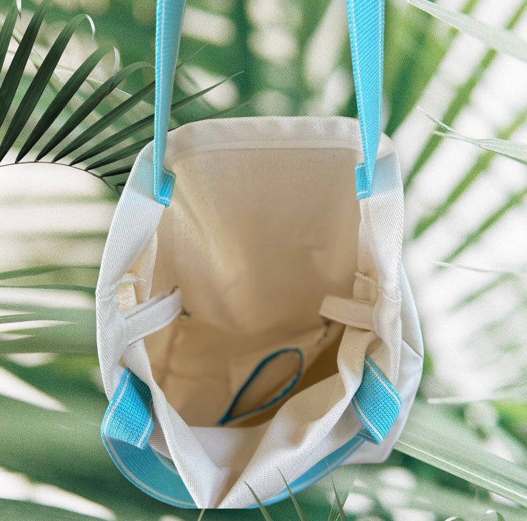 Handmade 100% Linen Organic Tote Bag and Matching Purse | Free UK Shipping