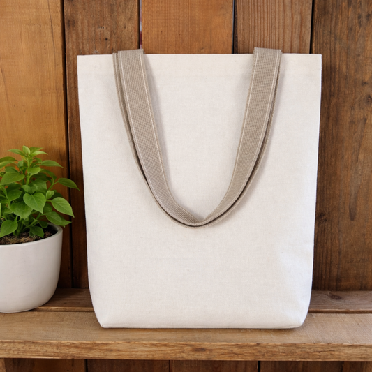 Handmade Organic Cotton Tote Bag – Shopping & Market Tote