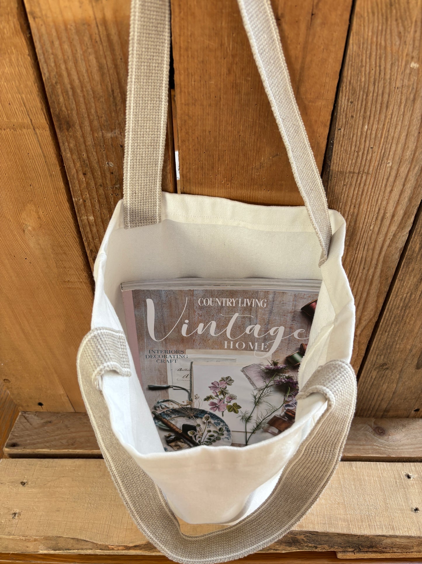 Handmade Organic Cotton Tote Bag – Shopping & Market Tote