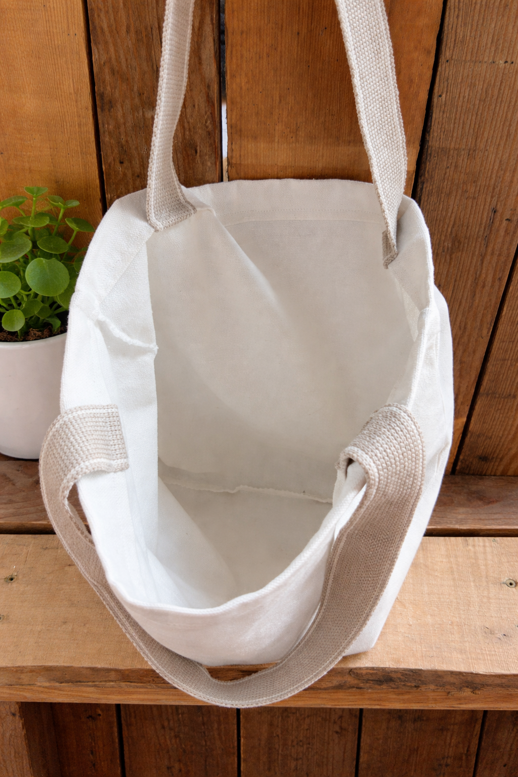 Handmade Organic Cotton Tote Bag – Shopping & Market Tote