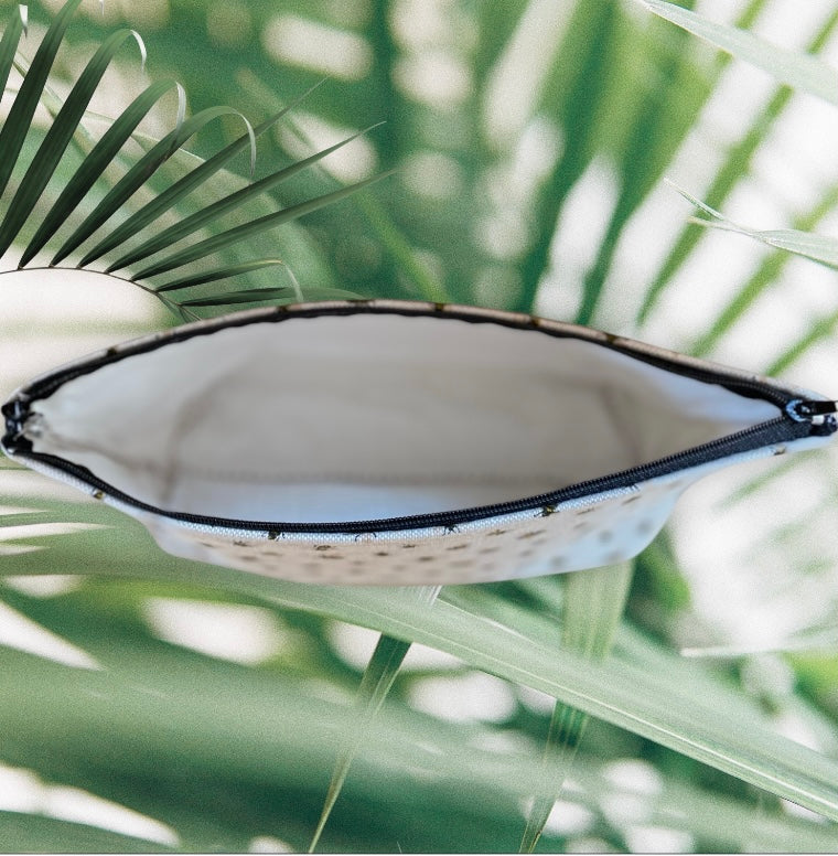 Natural Bee   Handmade Fabric Washbag