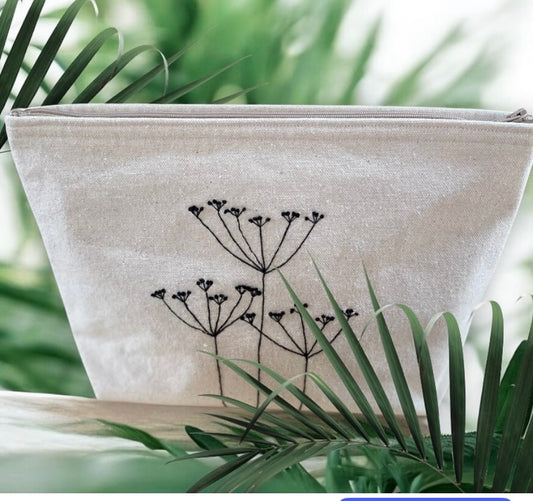 Handmade Fabric Washbag | Natural 100% Organic Fabric | Free UK Shipping