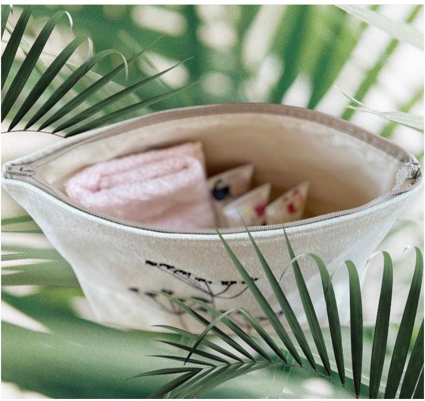 Handmade Fabric Washbag | Natural 100% Organic Fabric | Free UK Shipping