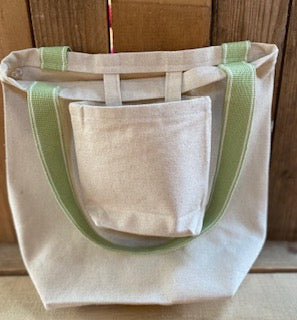 Natural 100% Organic Handmade Tote Bag