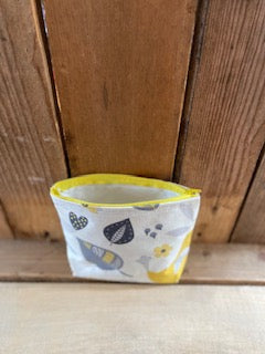 Scandinavian Birds Handmade Fabric  Purse